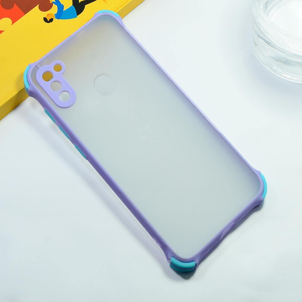 Shockproof Smoke Case For Samsung Galaxy M11/A11 Mobile Cover Pebble Onezeros.in