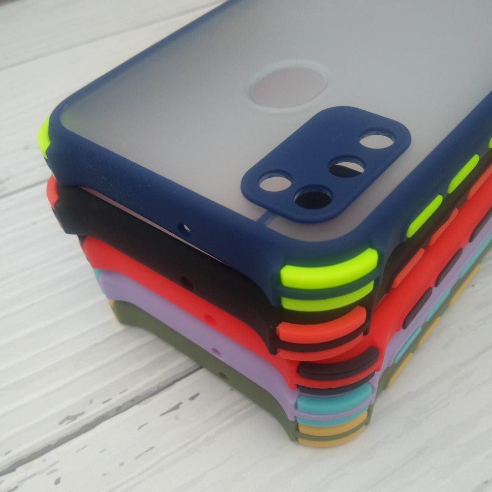 Shockproof Smoke Case For Samsung Galaxy M30s/M21 Mobile Cover Onezeros.in
