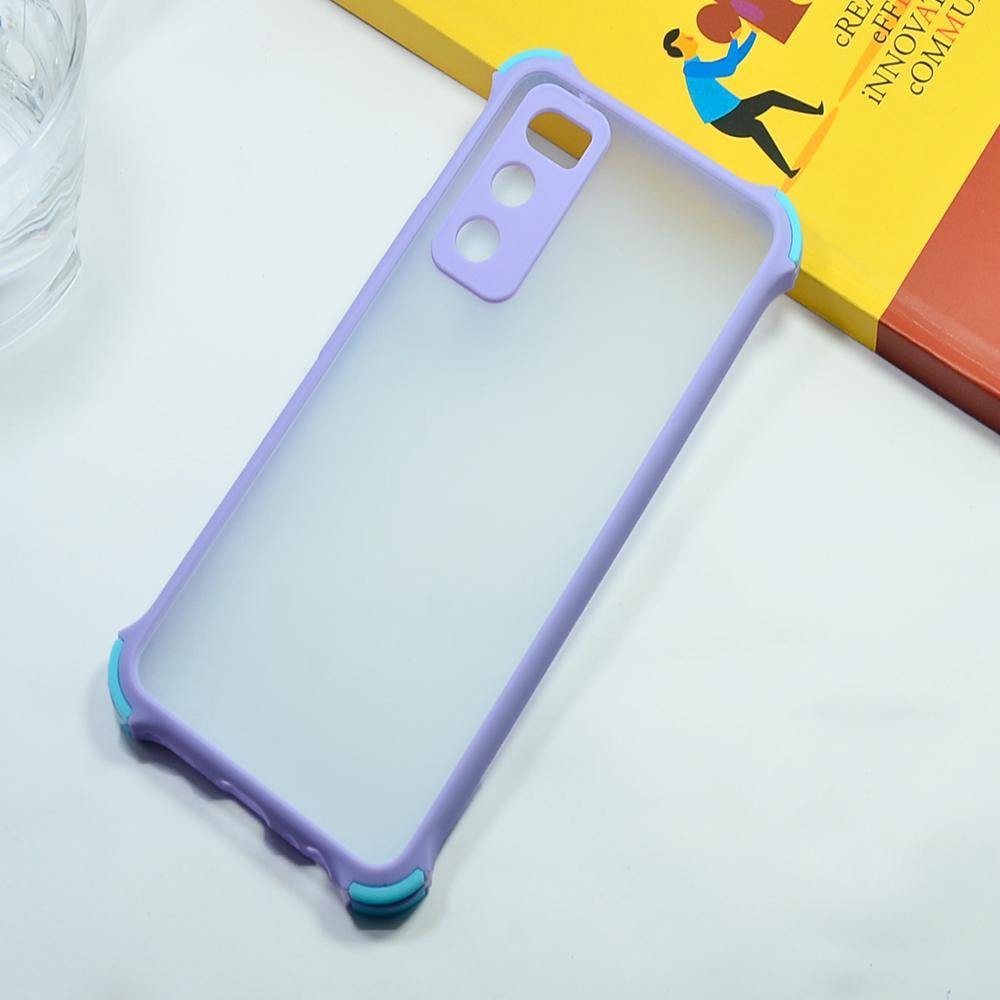 Shockproof Smoke Case For Vivo V20 SE Mobile Cover Pebble Onezeros.in