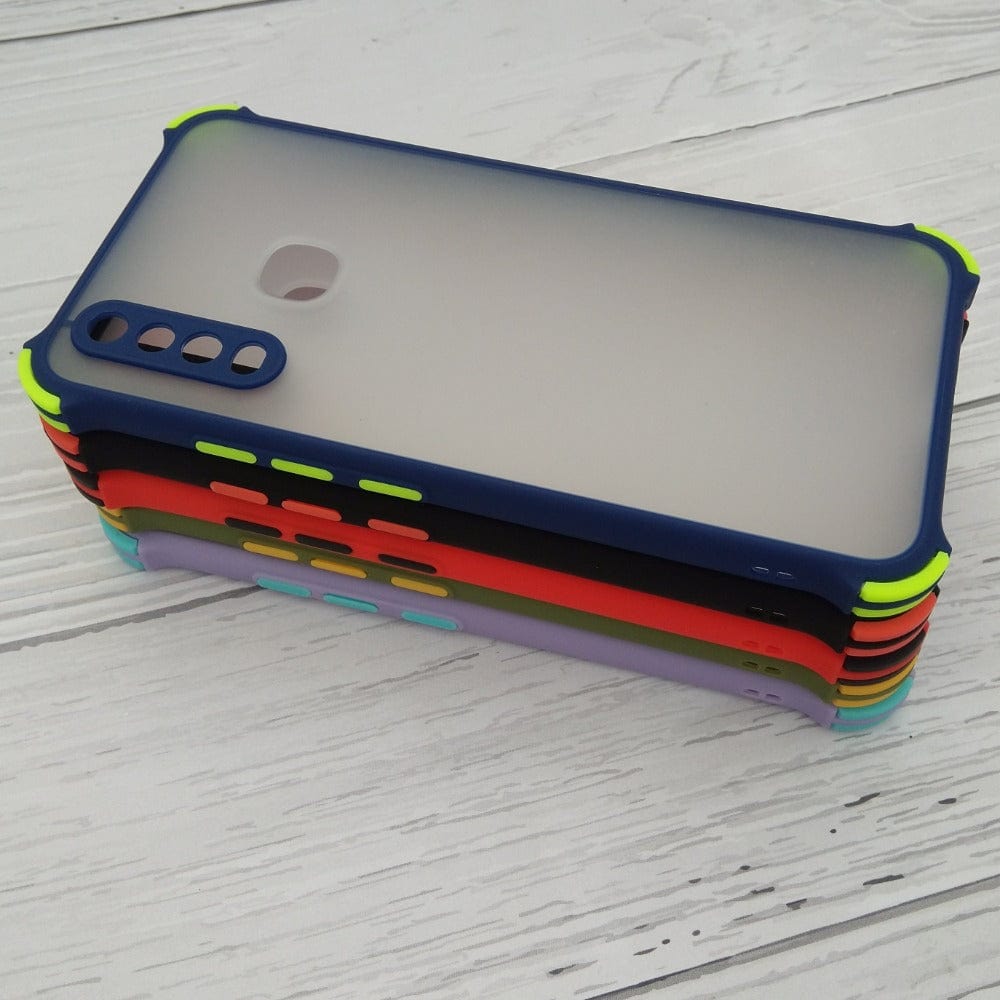 Shockproof Smoke Case For Vivo Y12/Y15/Y17 Mobile Cover Onezeros.in