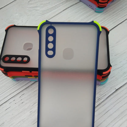 Shockproof Smoke Case For Vivo Y12/Y15/Y17 Mobile Cover Onezeros.in