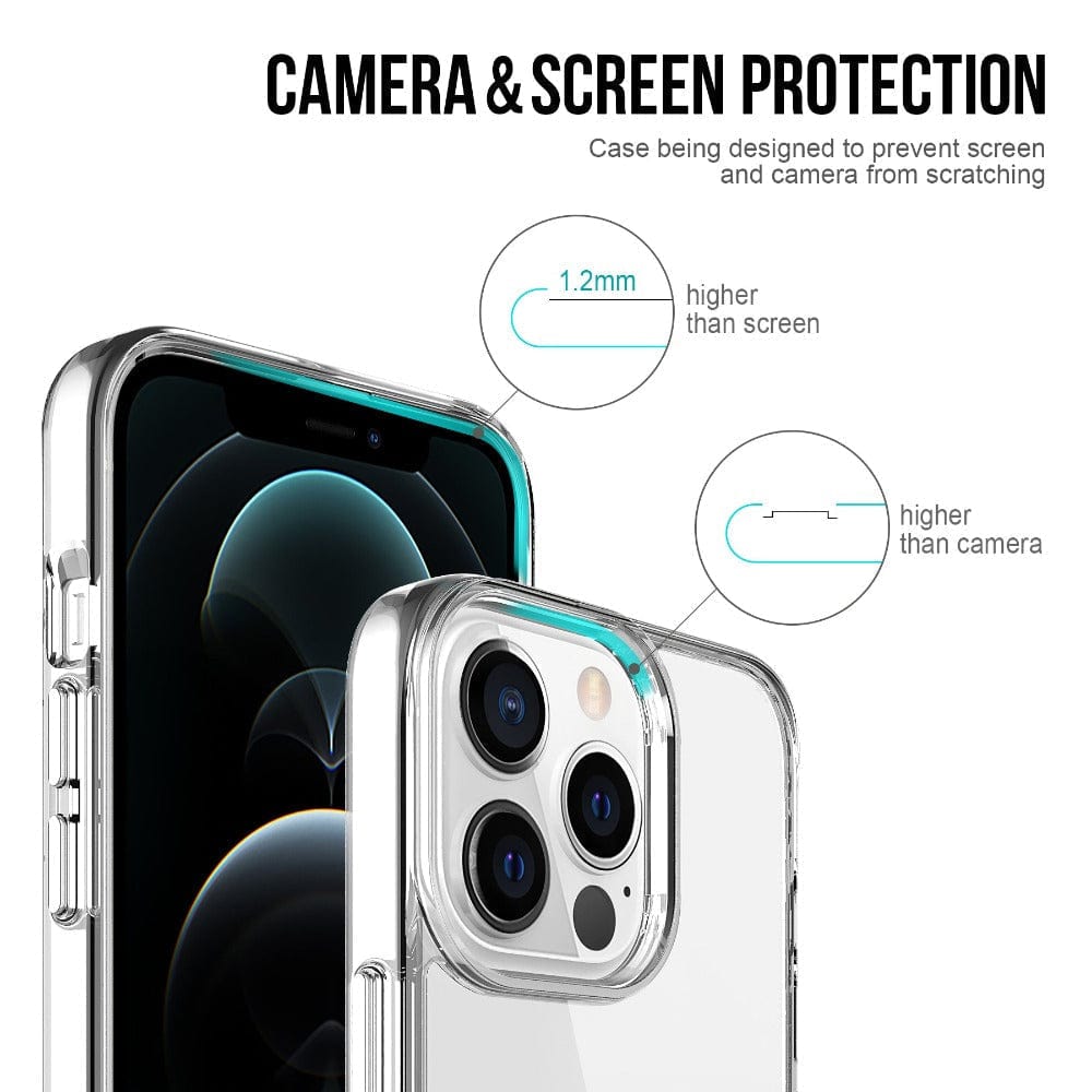 Space Transparent Crystal Phone Case For iPhone 13 Pro Onezeros.in