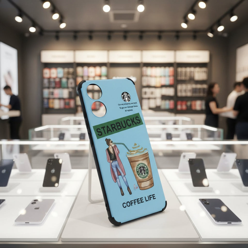 Starbucks Mobile Phone Case for OPPO A17 Back Cover 2 Onezeros.in