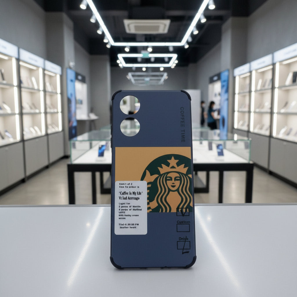 Starbucks Mobile Phone Case for OPPO A17 Back Cover 1 Onezeros.in