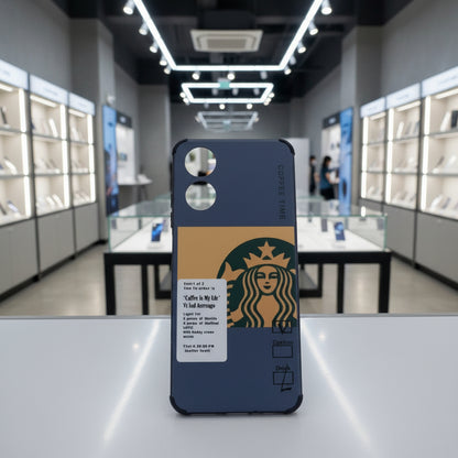 Starbucks Mobile Phone Case for OPPO A17 Back Cover 1 Onezeros.in