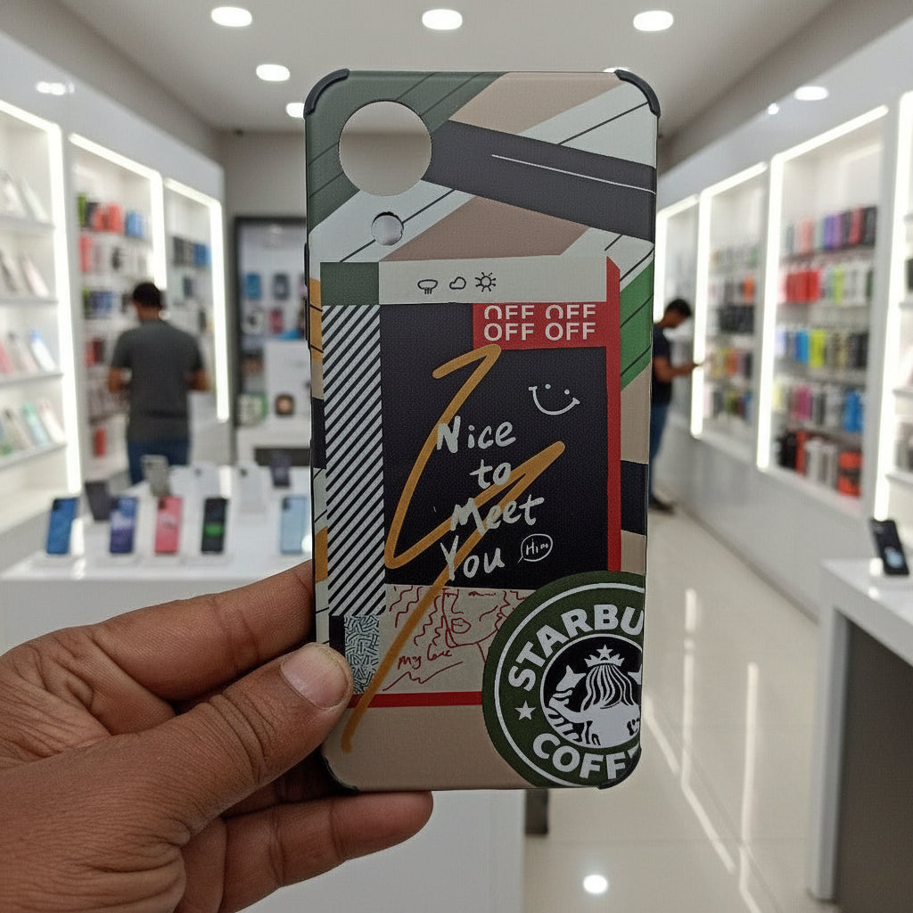 Starbucks Mobile Phone Case for OPPO A17k Back Cover 8 Onezeros.in
