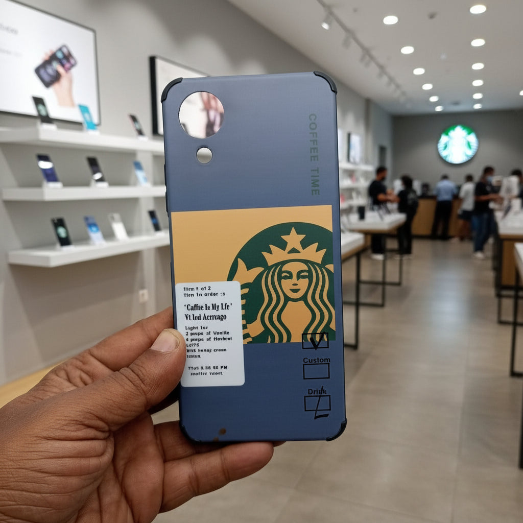 Starbucks Mobile Phone Case for OPPO A17k Back Cover 3 Onezeros.in