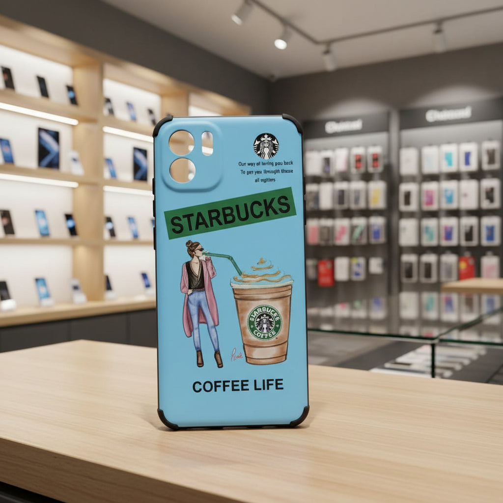 Starbucks Mobile Phone Case for Redmi A1 Back Cover 8 Onezeros.in