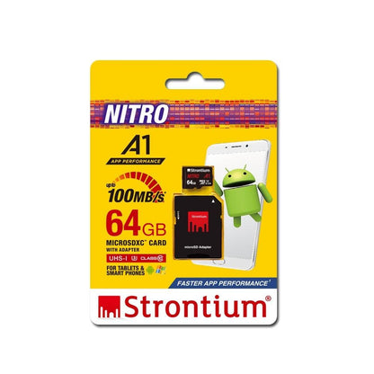 Strontium Nitro A1 Micro SDHC Memory Card 64 GB Strontium