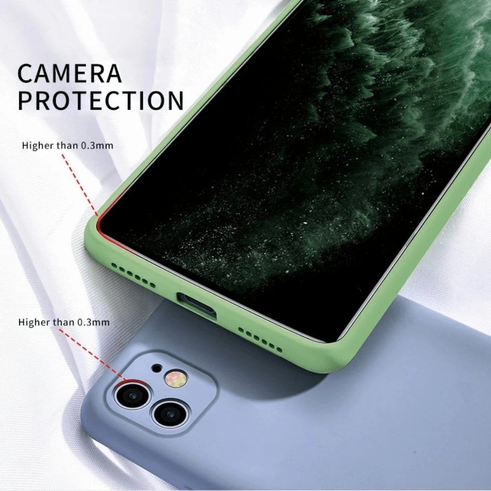 Thick Quality Liquid Silicone Phone Case for Vivo Y31s/Y72 Onezeros.in
