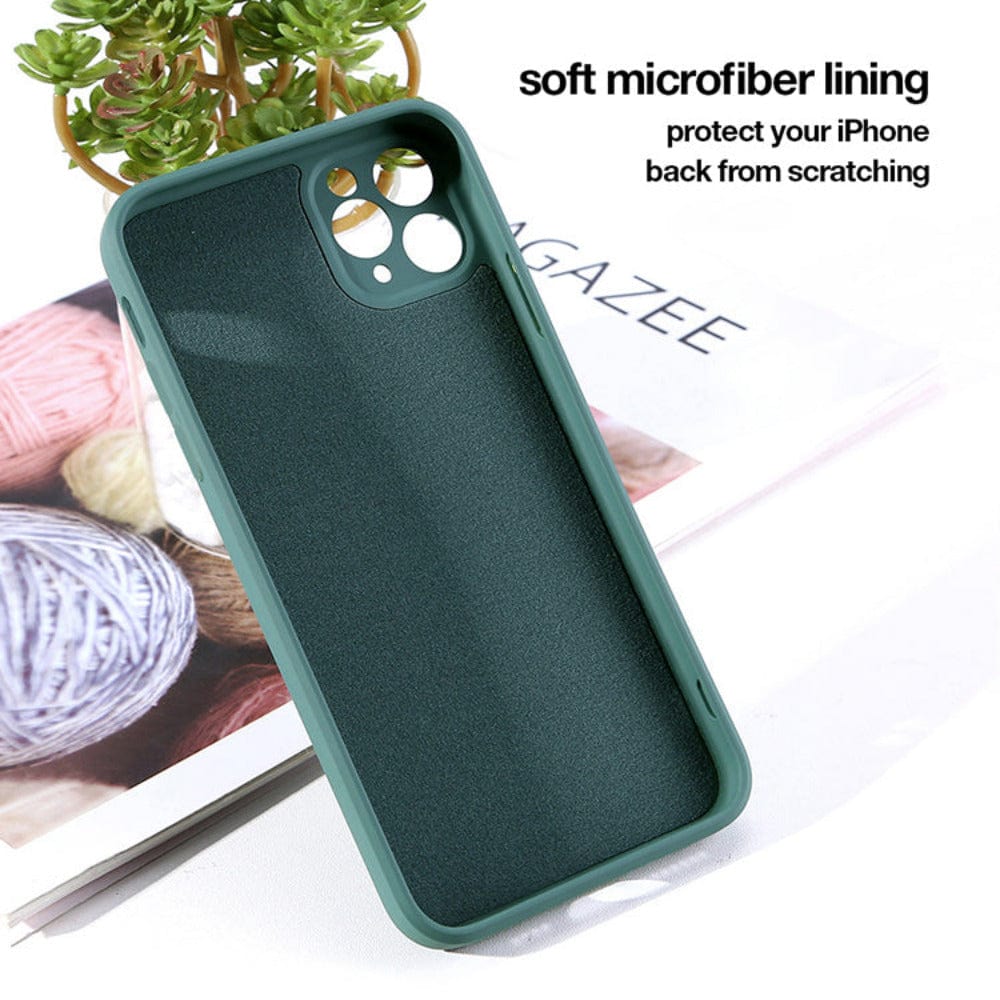 Thick Quality Liquid Silicone Phone Case for Vivo Y31s/Y72 Onezeros.in