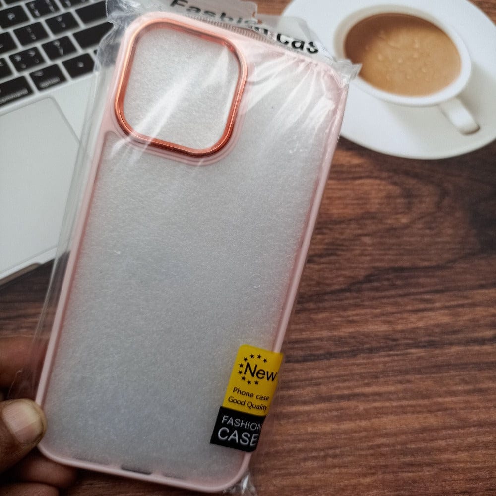 Transparent Design Case For iPhone 13 Pro Max Electroplating Camera Phone Cover Onezeros.in
