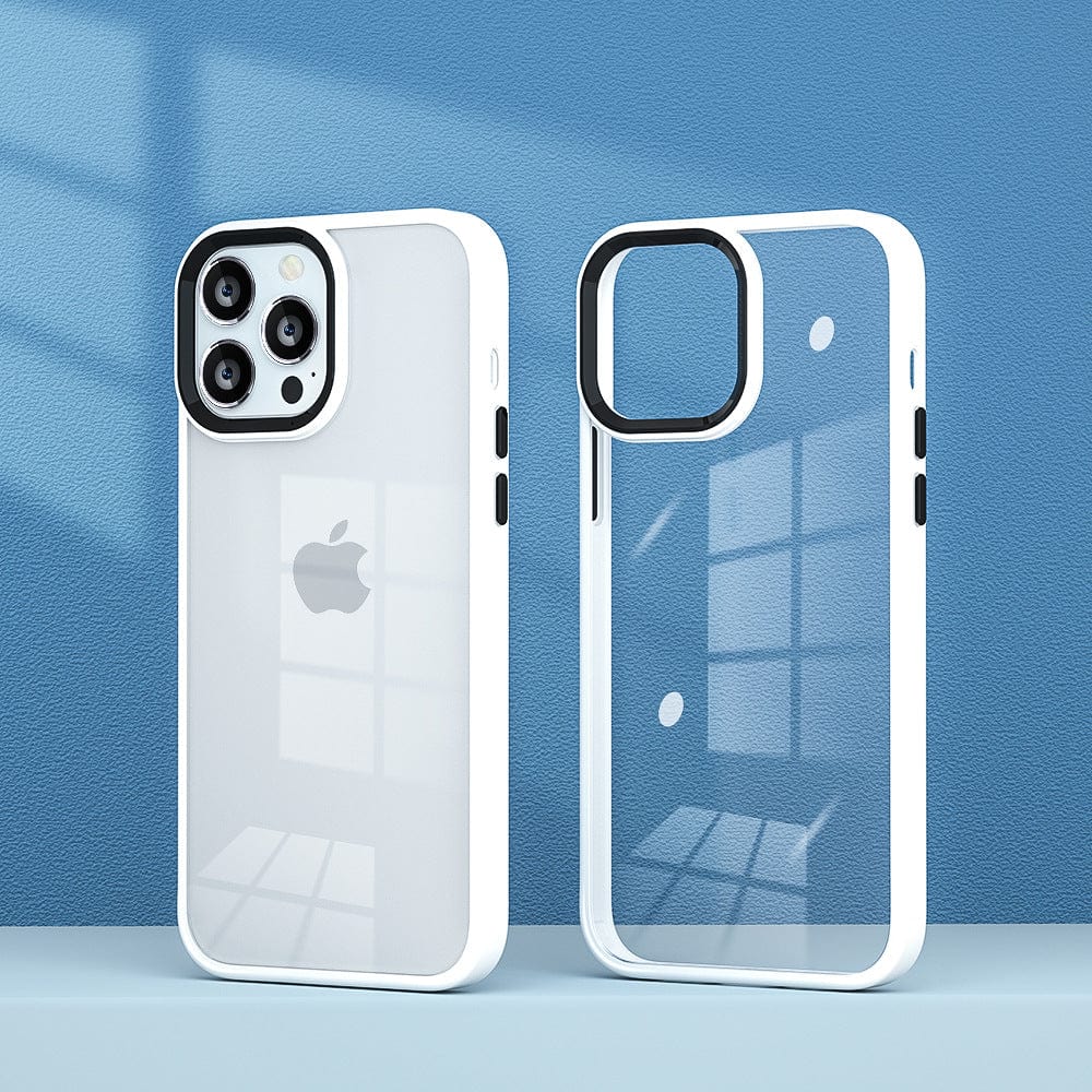 Transparent Design Case For iPhone 14 Plus Electroplating Camera Phone Cover Onezeros.in