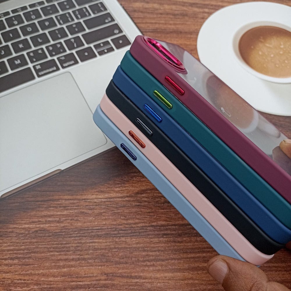 Transparent Design Case For iPhone X Electroplating Camera Phone Cover Onezeros.in