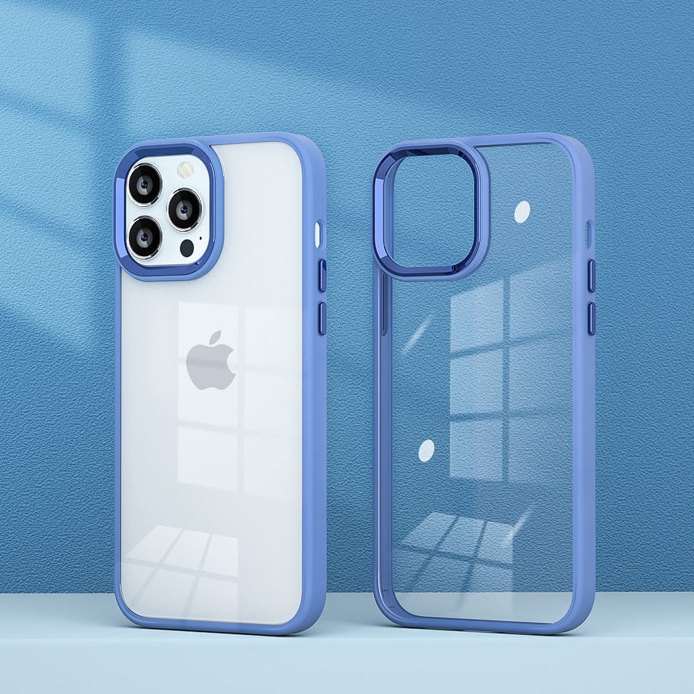 Transparent Design Case For OnePlus 10T 5G Electroplating Camera Phone Cover Blue Onezeros.in