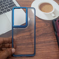 Transparent Design Case For OPPO Reno8 Pro 5G Electroplating Camera Phone Cover Blue Onezeros.in