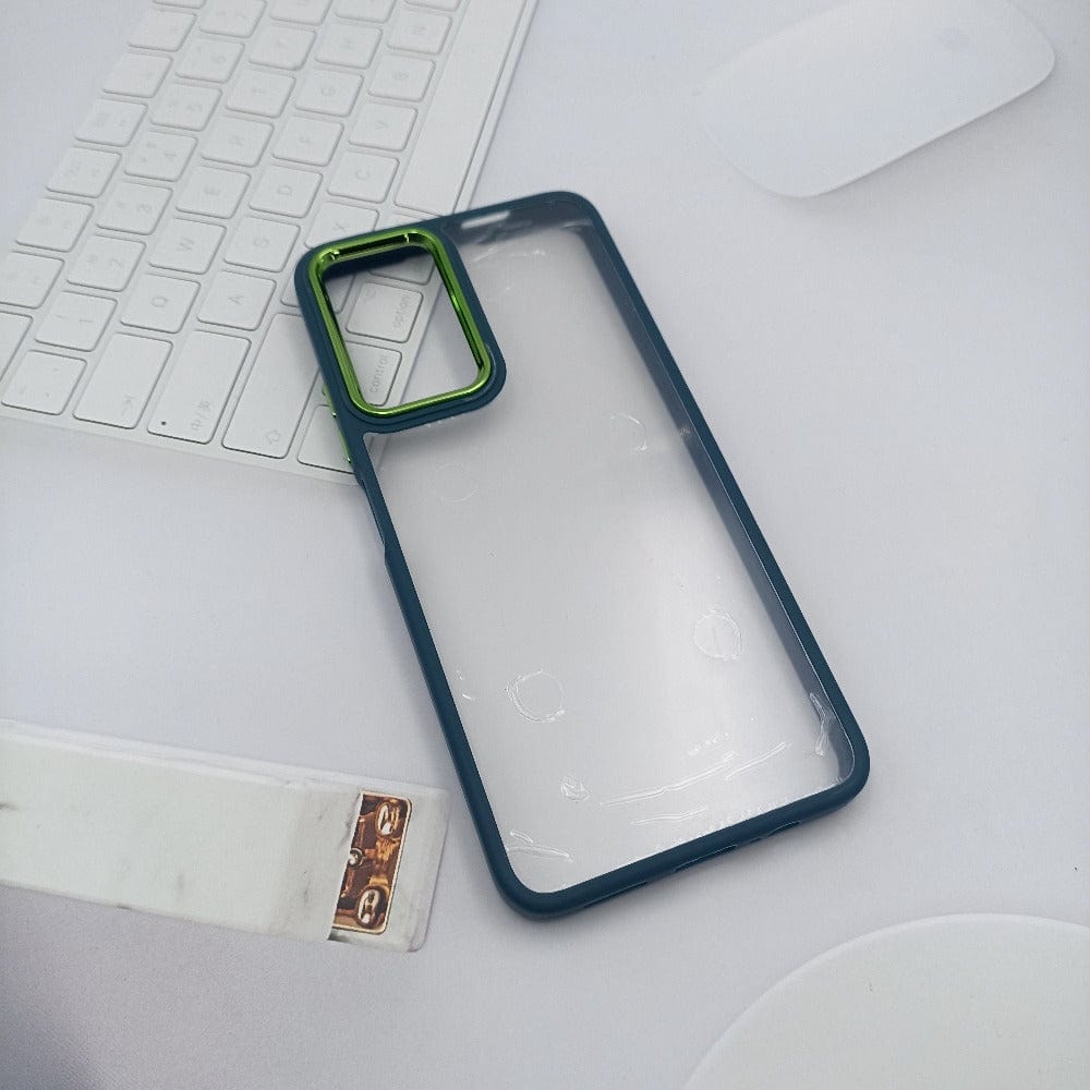 Electroplating Camera Frame Cell Phone Case for POCO M4 Pro 5G Back Cover