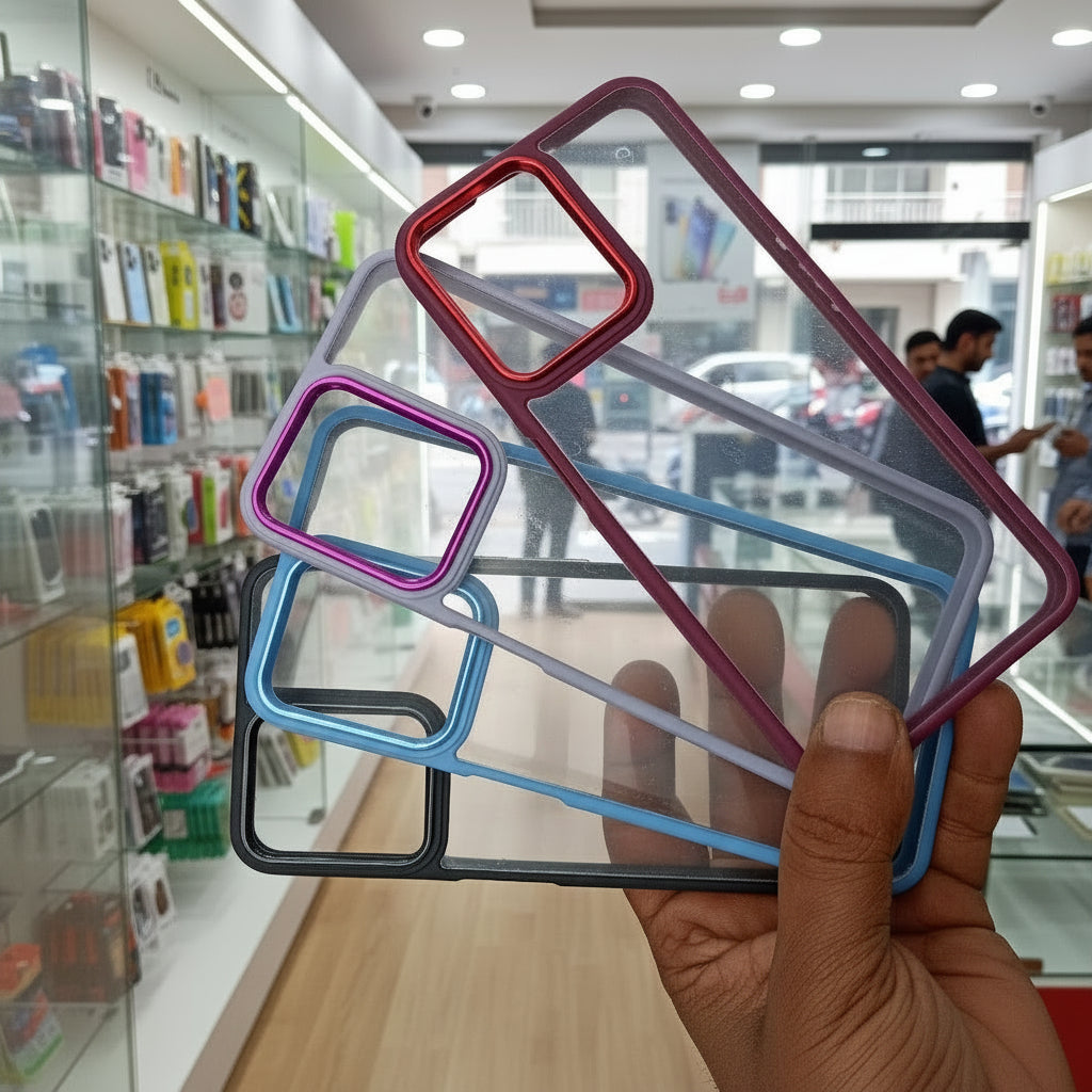 Transparent Design Case For Realme C35 Electroplating Camera Phone Cover Onezeros.in