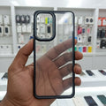 Transparent Design Case For Samsung Galaxy A33 5G Electroplating Camera Phone Cover Black Onezeros.in