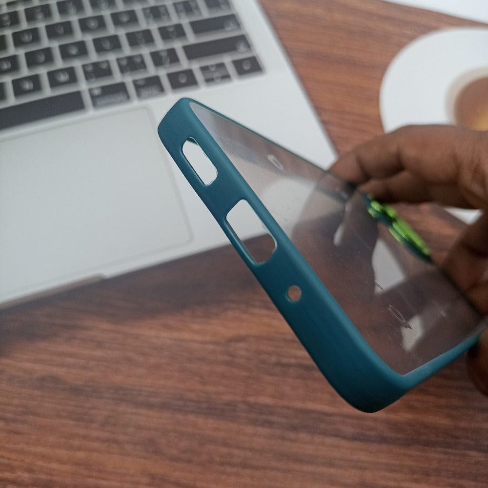 Transparent Design Case For Samsung Galaxy M53 5G Electroplating Camera Phone Cover Onezeros.in